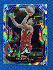 2021 #60 Kelsey Plum WNBA Panini Prizm Basketball Silver Ice Prizm Aces