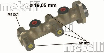 METELLI 05-0115 Bremszylinder Hauptbremszylinder für FORD FIESTA II (FBD)