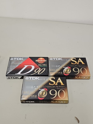 Lot Of TDK SA 90 And Sa60 Cassette Tape Brand New Sealed! NOS