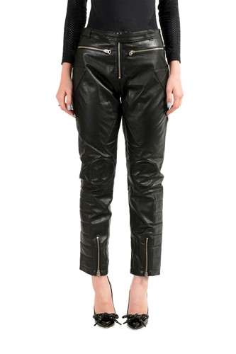 mm6 leather pants