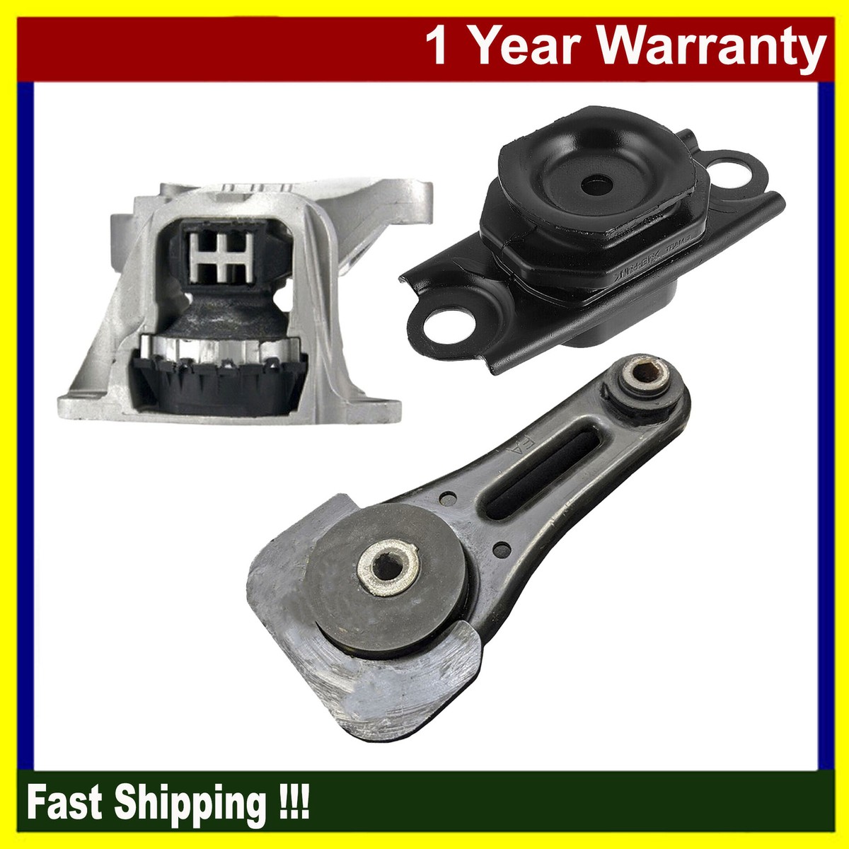 Engine Motor & Auto Trans Mount For Nissan 17-22 Kicks 20-21 Versa
