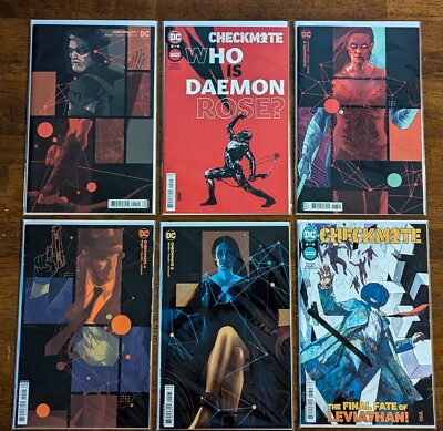 DC Comics - Checkmate #1-6 COMPLETE SET - Bendis Maleev - VF-NM - Bags & Boards