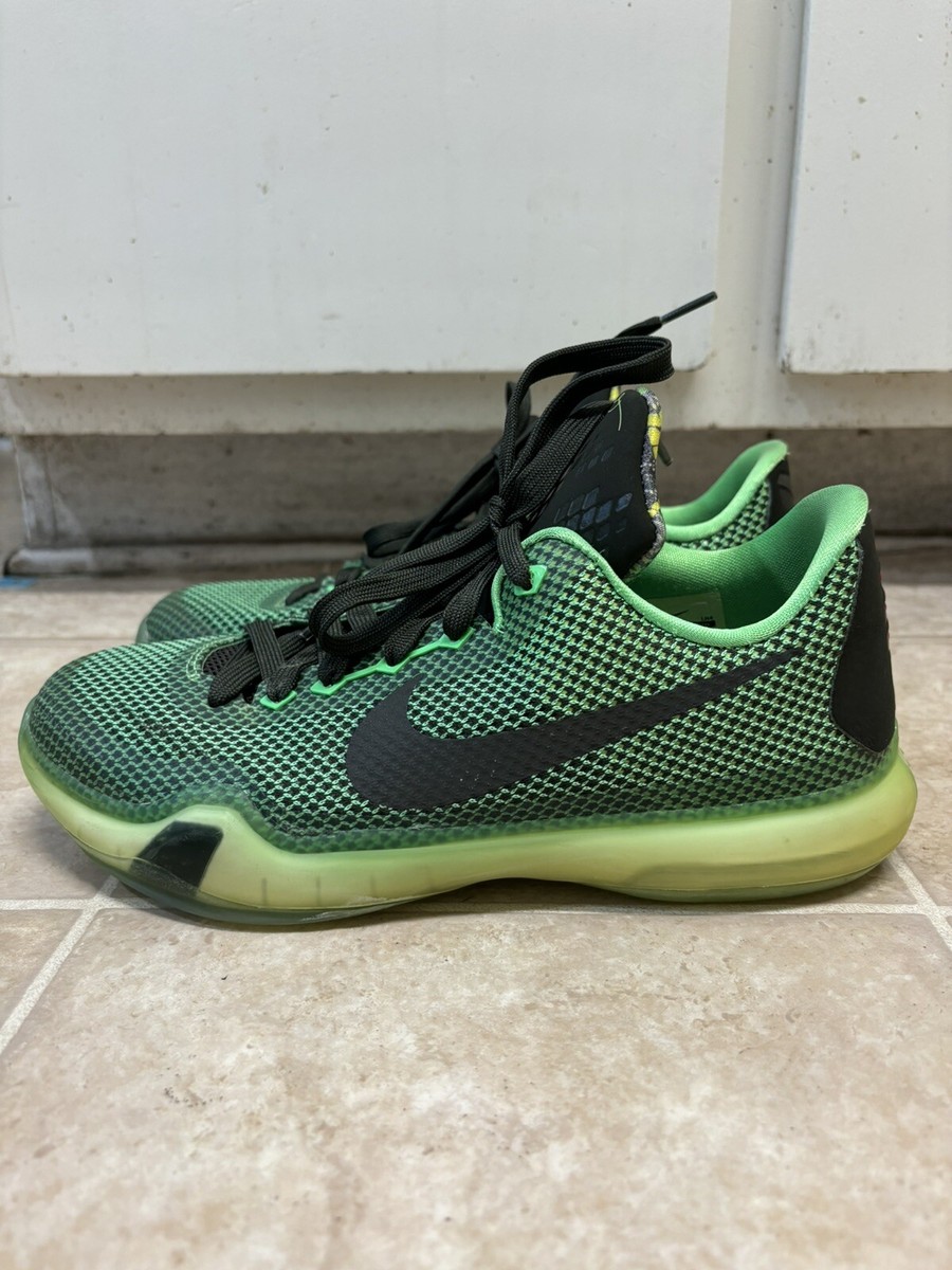 RARE Sz 6Y - Nike Kobe X 10 Poison Vino Green Black Basketball