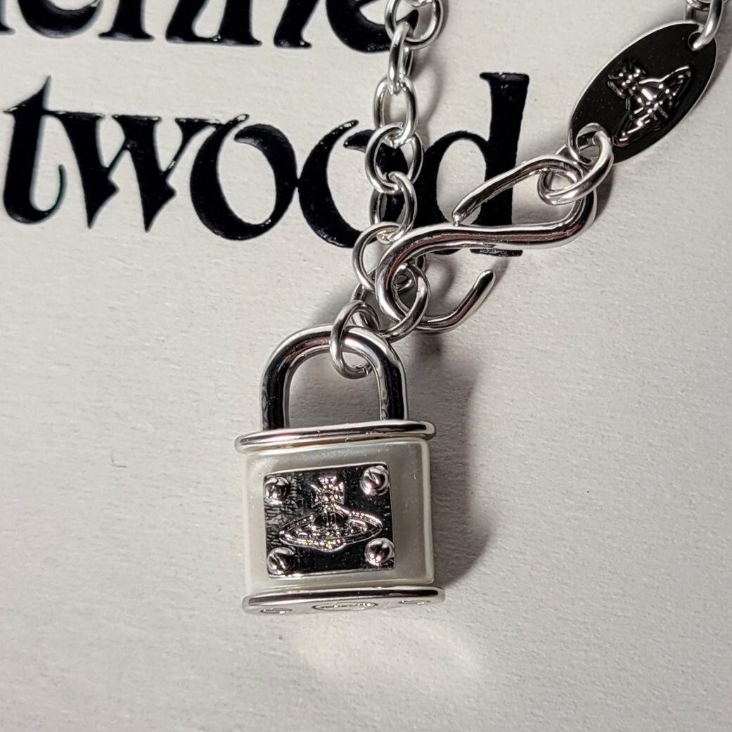 Vivienne Westwood Padlock Necklace Silver Mint | eBay