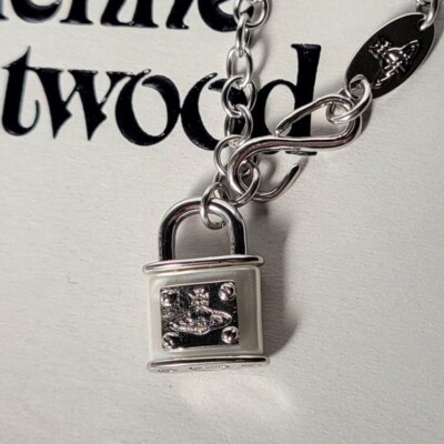 Vivienne Westwood Padlock Necklace Silver Mint | eBay