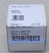 1 PZ NUOVO IN SCATOLA Phoenix Relè REL-PR3-120AC/3X1 2903708 #T5