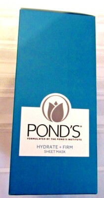 POND'S HYDRATE + FIRM SHEET FACE MASK 20 PER BOX WITH AGAVE EXTRACT NEW IN BOX