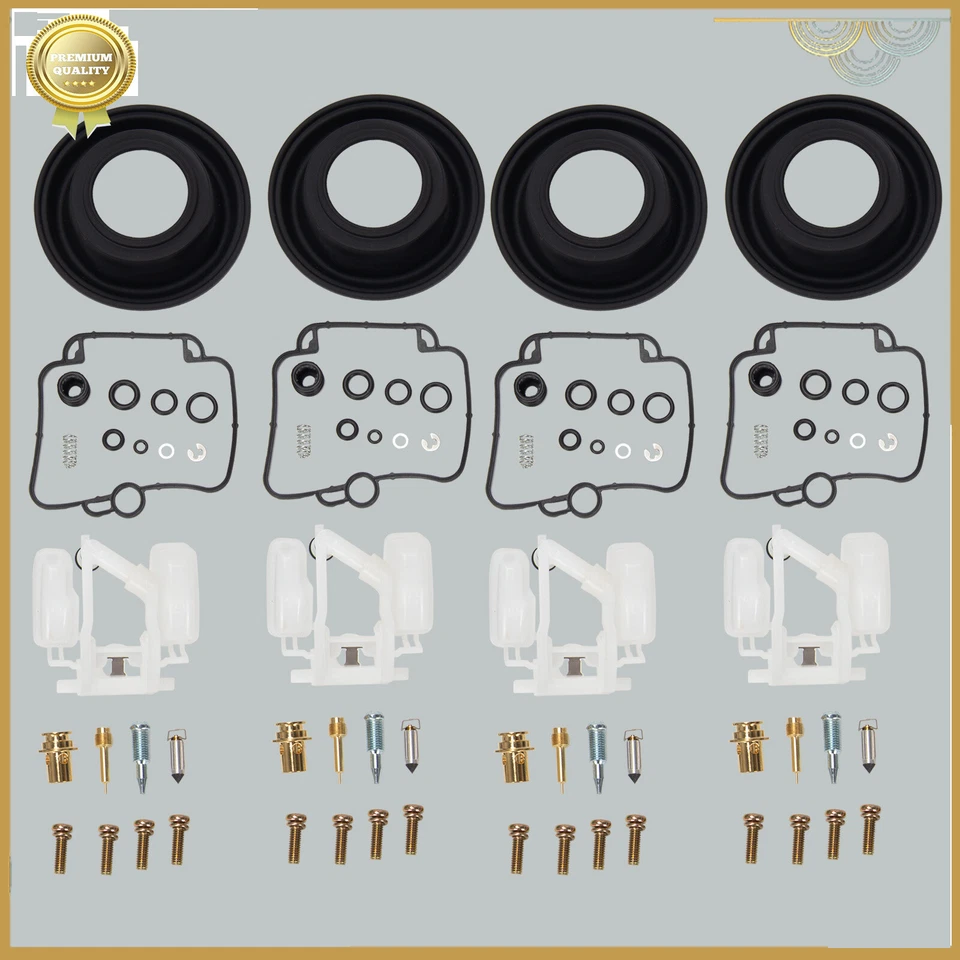 For Suzuki GSX600F GSX600 Katana 1989-1997 Carburetor Repair Kit Diaphragm Float - Image 3 of 4