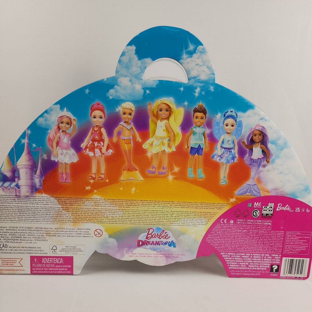 NEW 2022 BARBIE DREAMTOPIA CHELSEA SET OF 7 SPRITE DOLLS 2 NEW