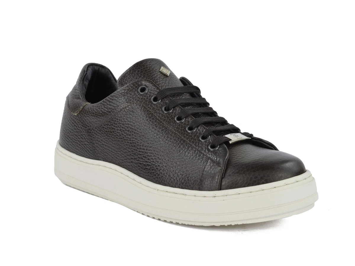 1962 MARECHIARO men s brown leather sneaker shoe 032 DEER TDM