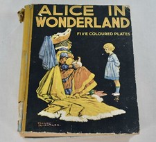 VINTAGE ALICE IN WONDERLAND HARDBACK CHILDRENS BOOK LEWIS CARROLL