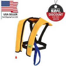 New Year Sales Manual Life Jacket Vest Inflatable PFD Survival Floatation New