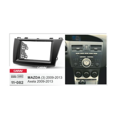 2DIN Car Radio Fascia Panel Frame for 2010 Mazda 3 Stereo DVD Installation Kit