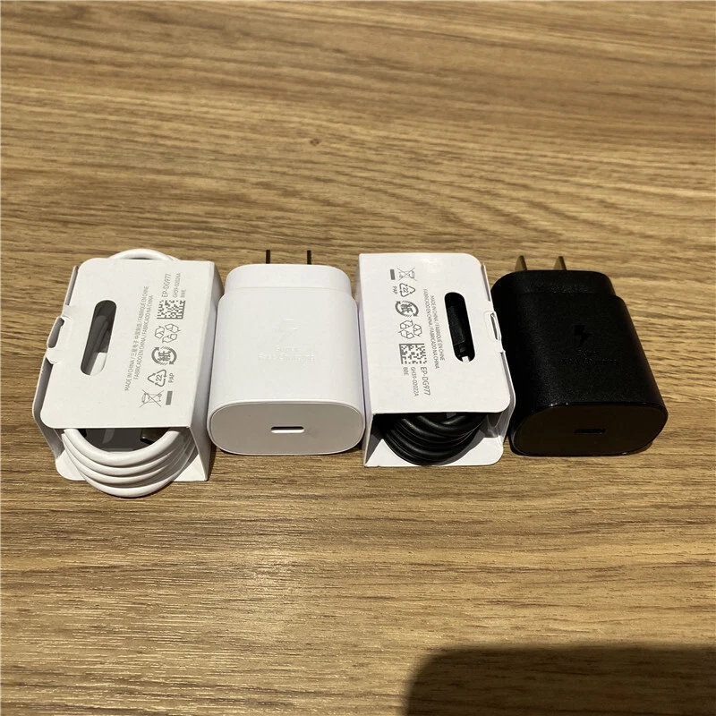 25W Type C USB-C Cable Super Fast Wall PD Charger For Samsung Galaxy S20 S21 S22 - Image 4 of 4