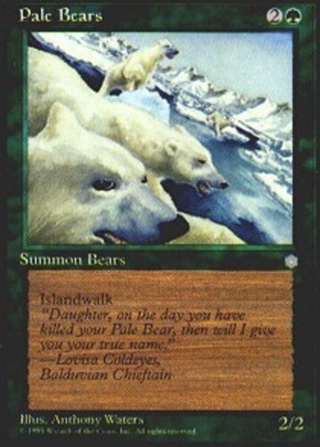 MTG magic cards 1x Pale Bears Ice Age Moderate Play, English | eBay MTG magic cards 1x Pale Bears Ice Age Moderate Play, English | eBay