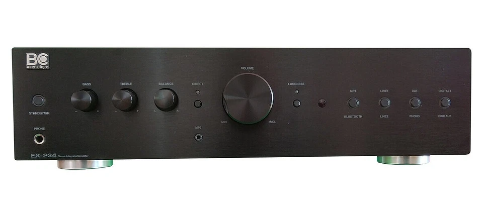 Stereo Verstärker, BT, 2x Cinch, 1 x XLR , Phono, BC Acoustique EX-234, WIE NEU - Bild 4 von 4