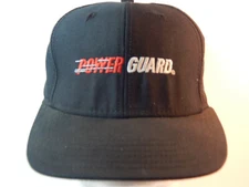 Vintage 90s Power Guard Logo Embroidered Trucker Hats Snap Back Black USA Cotton
