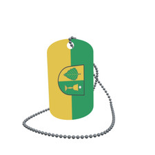 Dog Tag Flag Bunting Fresach Carinthia Dog Tag Aluminium 30 x 50 mm
