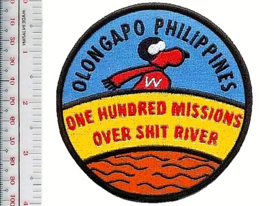 US Navy Philippines Subic Bay Olongapo 100 Missions Over Kalaklan vel NO TARIFF
