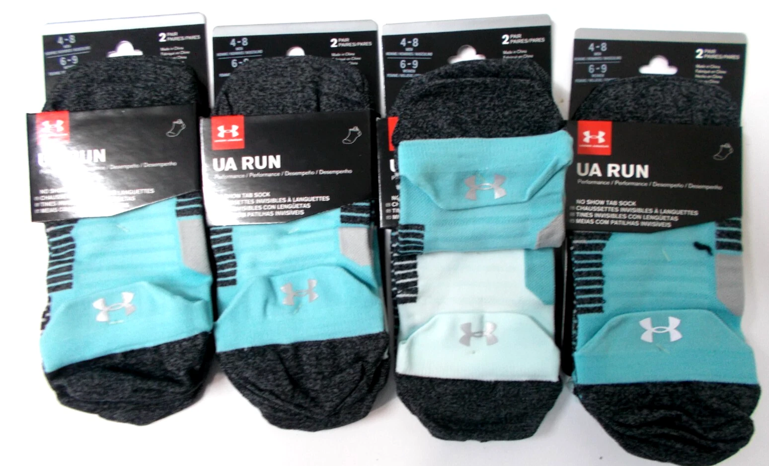 8 Pair Under Armour UA Run NO SHOW TAB Socks BLACK/WHITE MEDIUM
Opens in a new window or tab