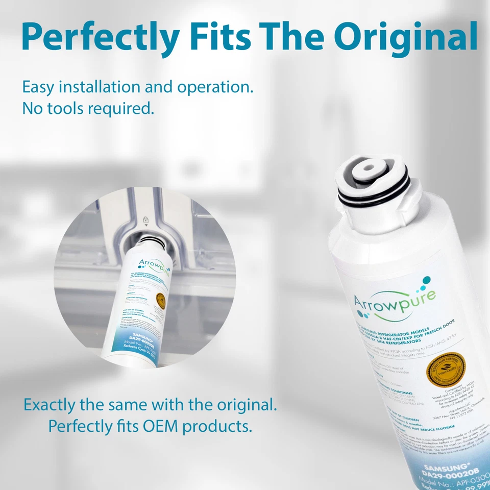 2X Samsung DA29-00020B, DA29-00020A HAF-CIN Compatible Refrigerator Water Filter - Image 3 of 4