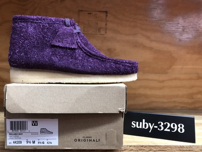 deep purple wallabees