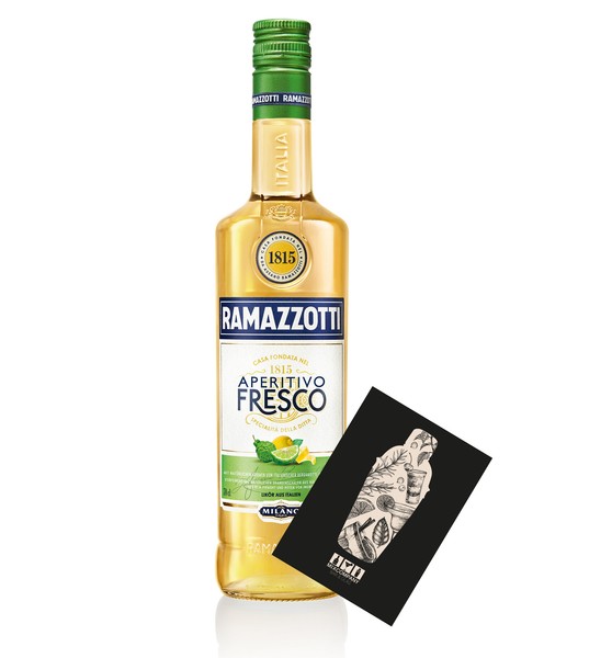 Ramazzotti Fresco Aperitivo 0,7L (15% Vol) Aromen Von Bergamotte Und Zitrone- [-image