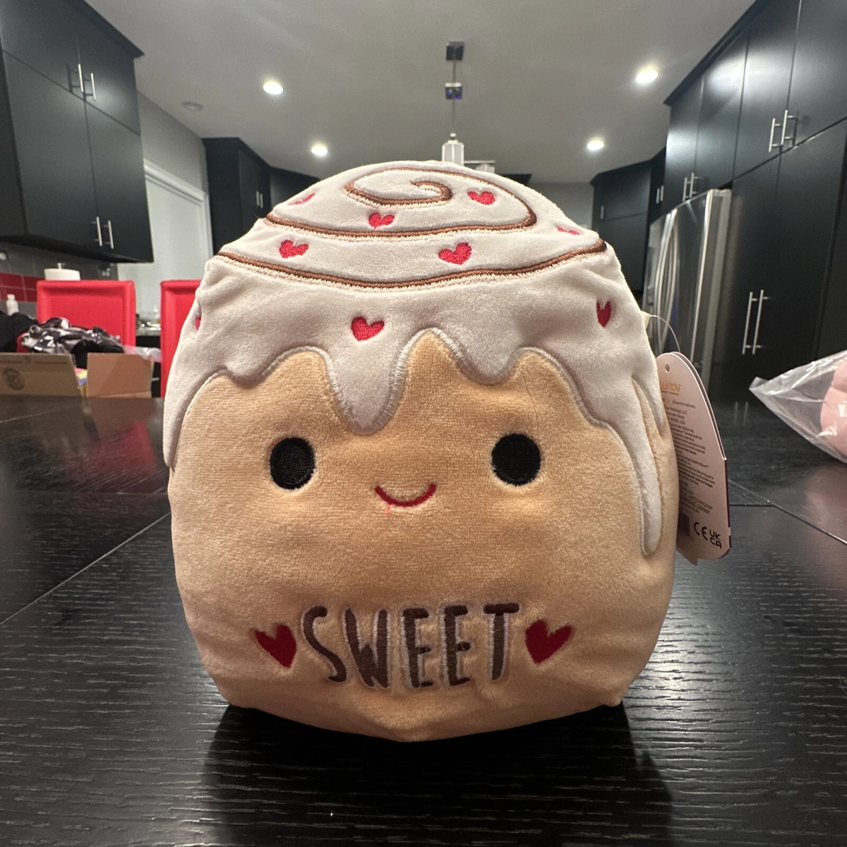 NWT 8” Squishmallow Chanel The Cinnamon Roll Valentine’s Day NEW RELEASE  2023