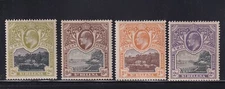 St Helena Scott # 52 - 55 VF OG previously hinged nice color cv $133 ! see pic !