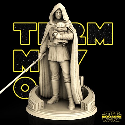 LUKE SKYWALKER Mark Hamill Statue Star Wars 3D Resin Model Kit