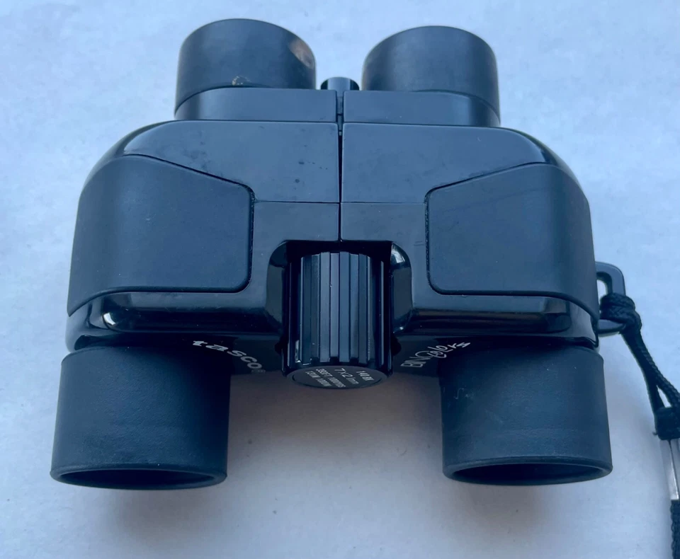 Tasco Binoculars 7x21mm Case 393ft/1000yds Bino Colors Black  4" W x 3 1/2 - Image 4 of 4