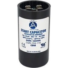 Appli Parts motor start capacitor 124-149 Mfd microfarads uF 110-125 VAC univ...