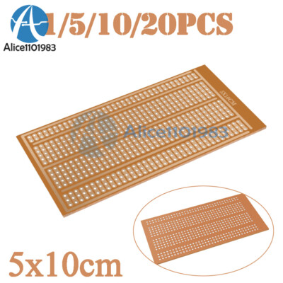 1/5/10PCS 5x10cm Multi Hole Prototype Paper PCB Matrix Circuit Board DIY