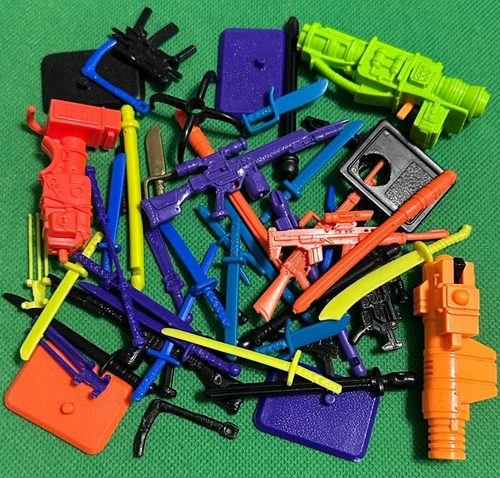 Vintage GI Joe ARAH 1993 3.75 STREET FIGHTER II weapons accessories PICK LOT