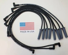 OLDSMOBILE 350 400 403 425 455 BLACK HEI 8.5mm SPIRAL CORE SPARK PLUG WIRES USA