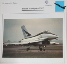 British Aerospace Plane Picture Original Vtg Aircraft Detail Collector Card 