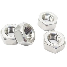 M8x1.0mm Pitch Hex Nuts Stainless Steel Metric Fine Thread Fasteners 20pcs