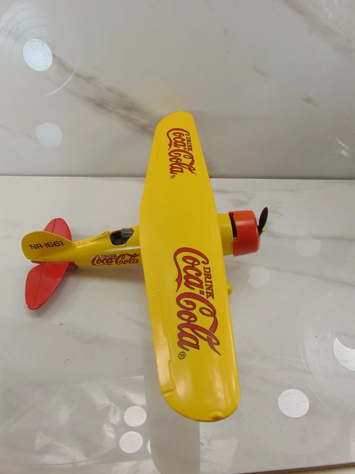 Vintage COCA COLA Coke Airplane Bank CAST COLLECTIBLE NEW MINT RARE - Image 3 of 4