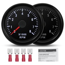 2 Inch 52mm Electrical Tachometer Tacho Gauge Meter For 0-8000 Rpm Led Display