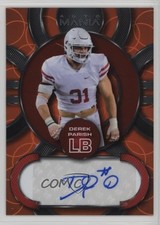 2022 Wild Card Mania Retail Circle Orange Mirror Derek Parish #AM-C7 Auto 11ur