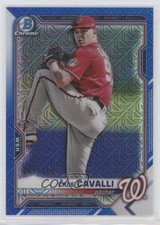 2021 Bowman Chrome Prospects Mega Box Blue Mojo Refractor /150 Cade Cavalli 0a9v