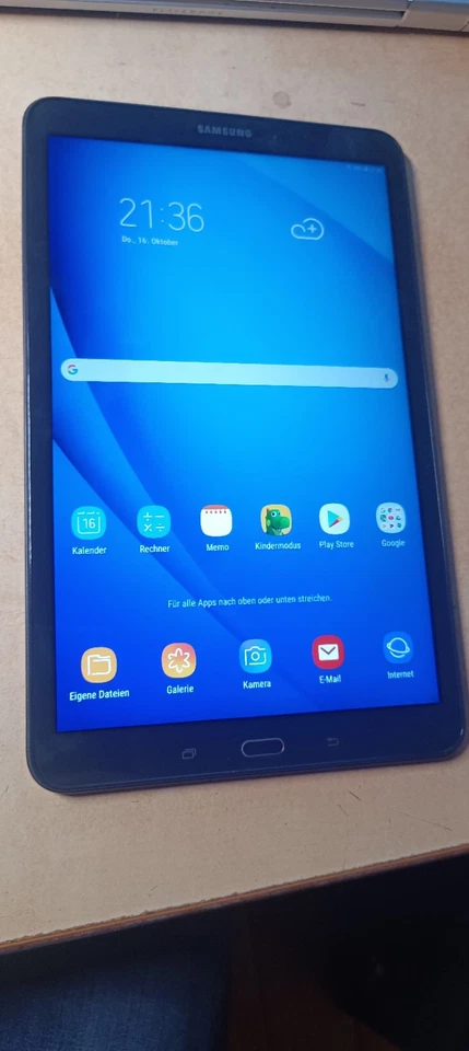 Samsung Galaxy Tab A (2016, SM - T580) Schwarz SEHR GUT
