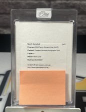2024 Panini One Kevin Love Timeless Moments Auto Gold /10 Redemption Sealed