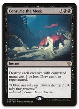 Consume the Meek #49 (LP) Zendikar vs. Eldrazi DDP Magic MTG
