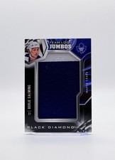 2022-23 Upper Deck Black Diamond Borje Salming Team Logo Jumbos Leafs