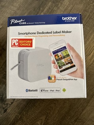 Brother P-Touch Cube Smartphone Label Maker Bluetooth Wireless PT-P300BT NIB