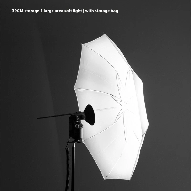 37inch Lightweight Photography Reflective Umbrella Photo Studio Flash Light - Image 3 of 4