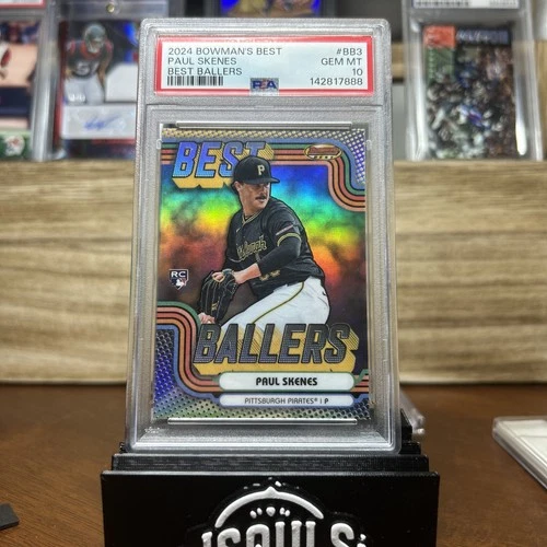Paul Skenes Rookie PSA 10‼️ 2024 Bowman’s Best RC 💎 Best Ballers Cy Young