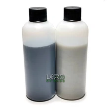 Lord of Bass High Temp 2-Part Epoxy Adhesive Kit 1:1 Ratio 10 Min Black 8oz