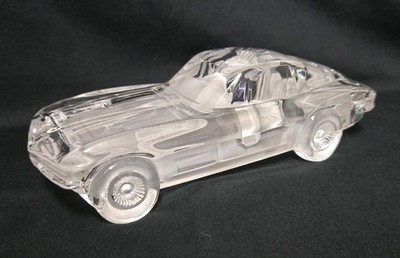 Hofbauer 1963 Corvette Stingray Split Window - Crystal Glass Paperweight Model